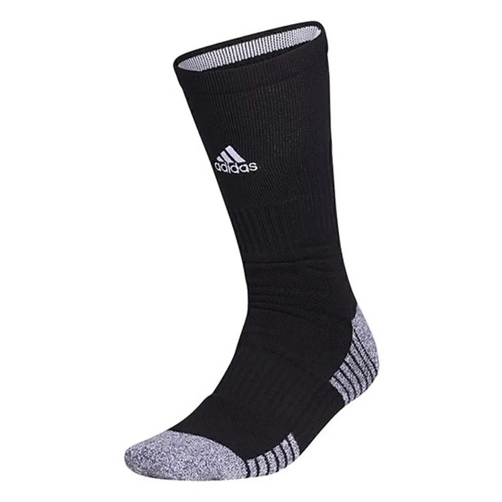 Adidas 5 Star Team Crew Socks Black White Running Gym Training Cushion Unisex M